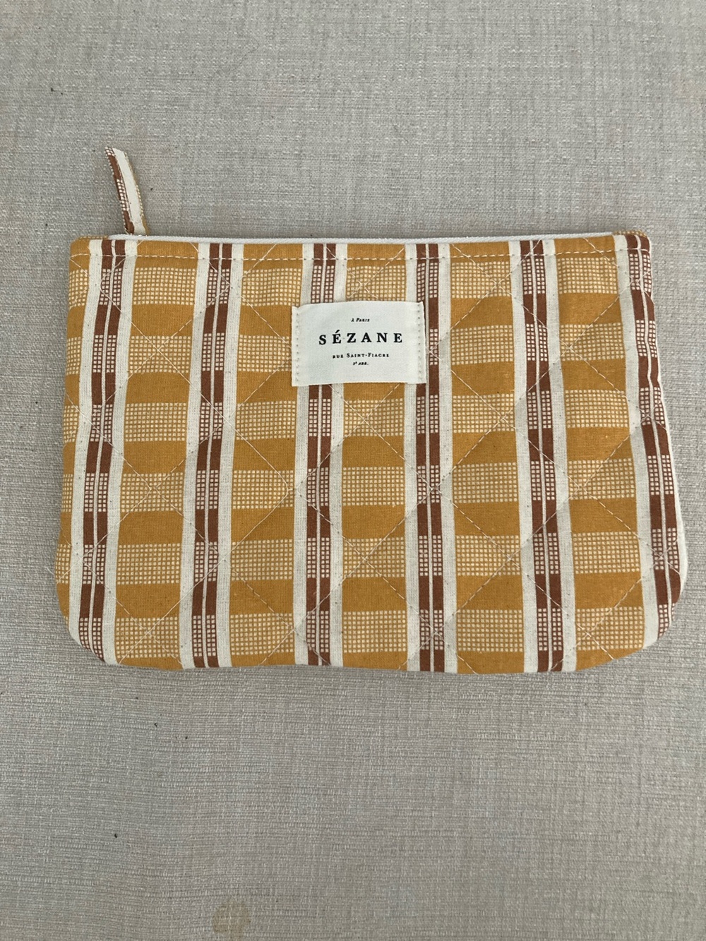 New Sezane Quilted Pouch